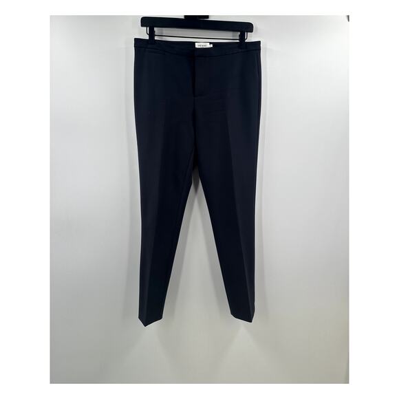 R Label Black Straight Pleated Work Pant Size Medium - Picture 1 of 7